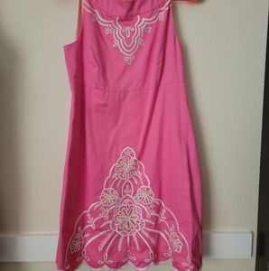 Lilly Pulitzer Pink And Yellow Dress